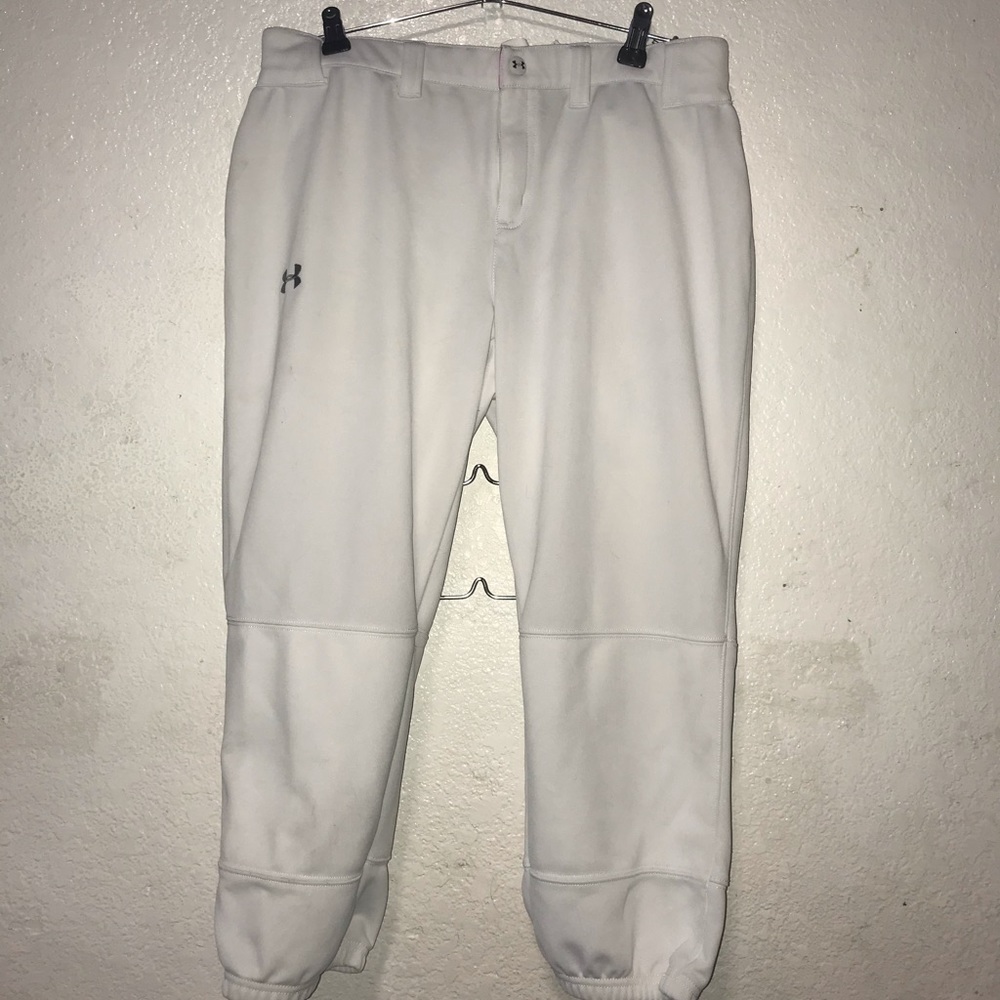 White Softball Pants Under Armour